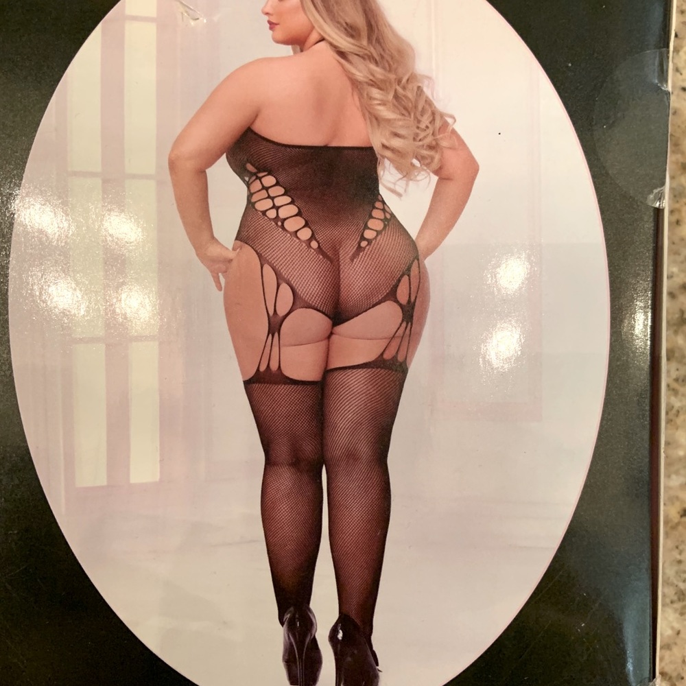 Black Net bodysuit